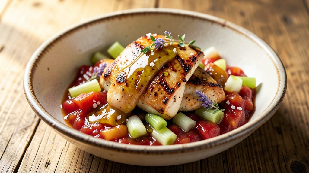 Stonewall Kitchen Roasted Apple Grille Sauce Recipe: Caramelized Apple-Celery Crunch for Grilling