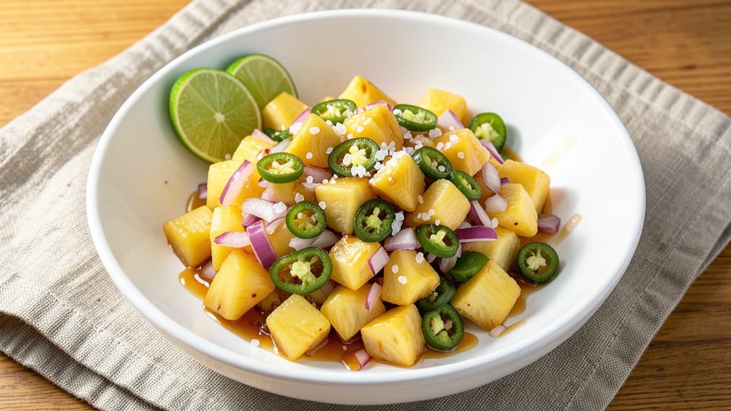 Sweet Pineapple Salsa Recipe: Tropical Crunch With Pineapple-Juice Gloss