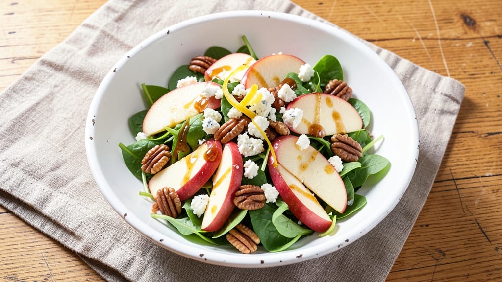Apple Pecan Feta Salad Recipe: Crunchy Nut-Cheese Balance with Sweet Tart Bite