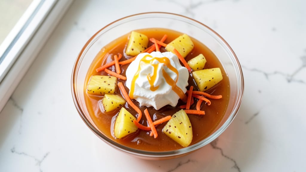 Carrot Pineapple Jello Salad Recipe: Retro Layers of Creamy Orange and Sweet Pineapple