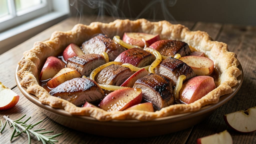 Pork And Apple Pie Recipe: Savory Crust, Sweet Filling Fusion
