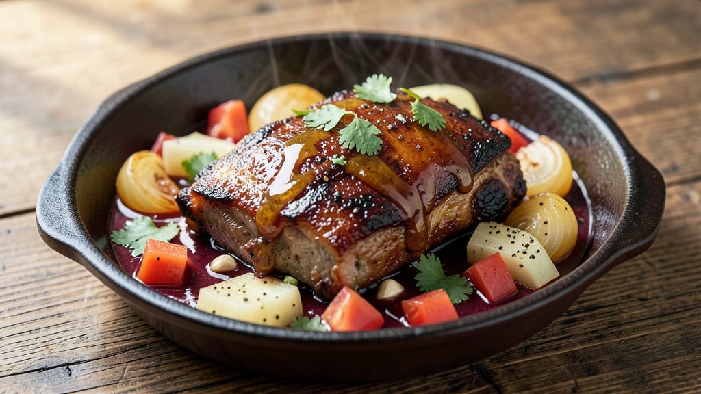 Pork Pata Humba Recipe With Pineapple Juice: Slow-Simmered Sweetness and Celery Pepper Crunch