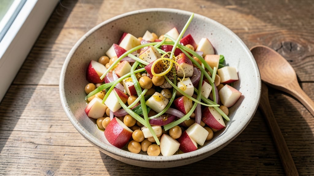 Apple Chickpea Salad Recipe: Bright Herb-Dressed Bites with Crisp Celery