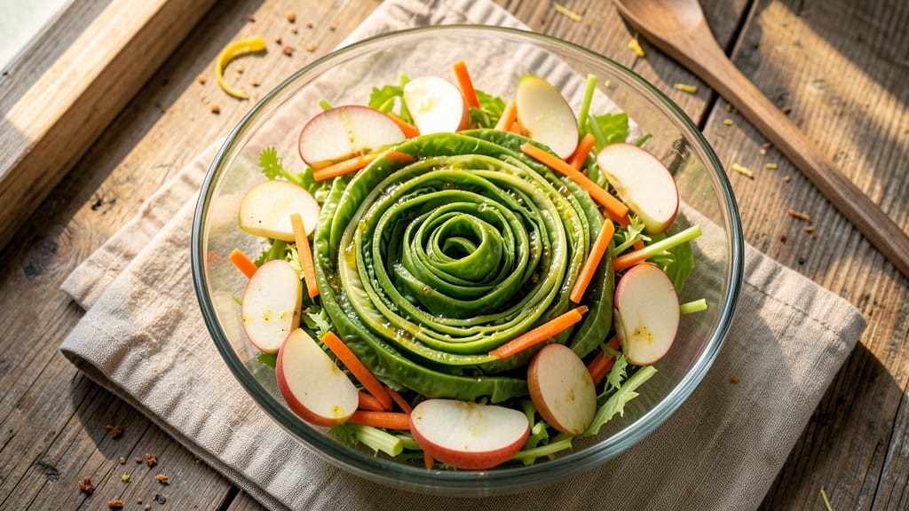 Cabbage, Carrot, and Apple Salad Recipe: Crunchy Celery-Infused Freshness in 15 Minutes