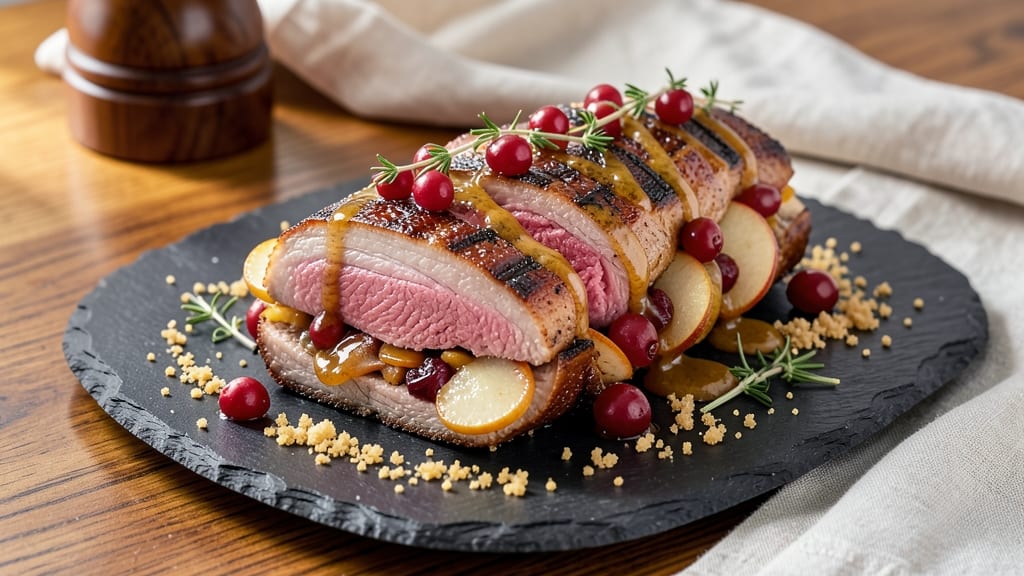 Apple Cranberry Stuffed Pork Tenderloin Recipe: Sweet-Tart Filling That Stays Moist Inside