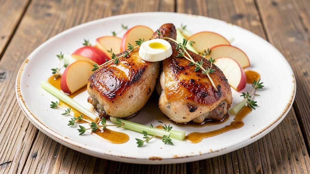 Chicken Apple Dinner Recipe: Slow-Caramelized Sweetness with Celery Crunch