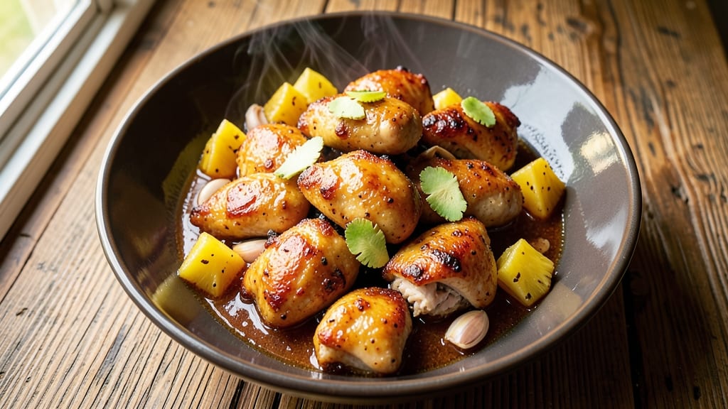 Sweet Hawaiian Crockpot Chicken Recipe with Pineapple Juice: Tropical Glaze That Melts Into Juicy Bites