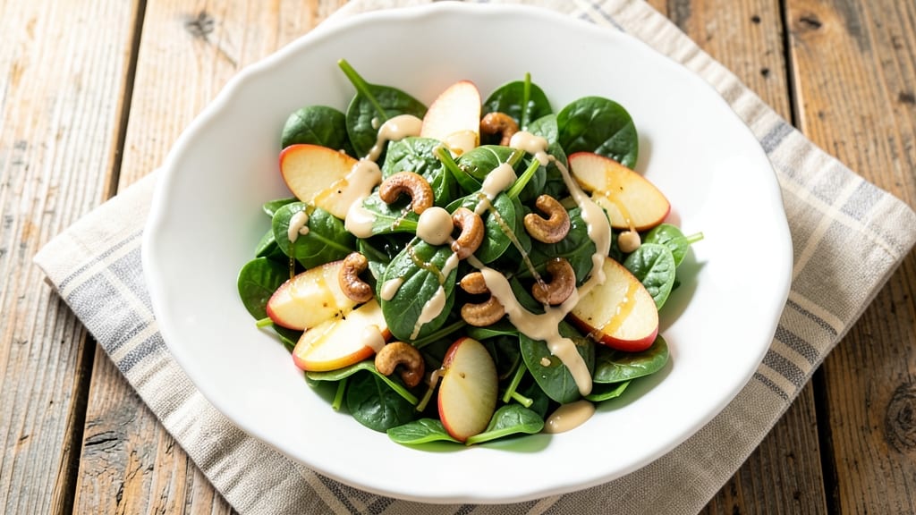 Apple Cashew Salad Recipe: Crunchy Nutty Sweetness With Creamy Dressing