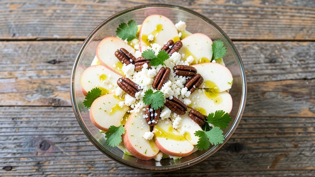 Mexican Christmas Apple Salad Recipe: Festive Spiced Orchard Crunch in 15 Minutes