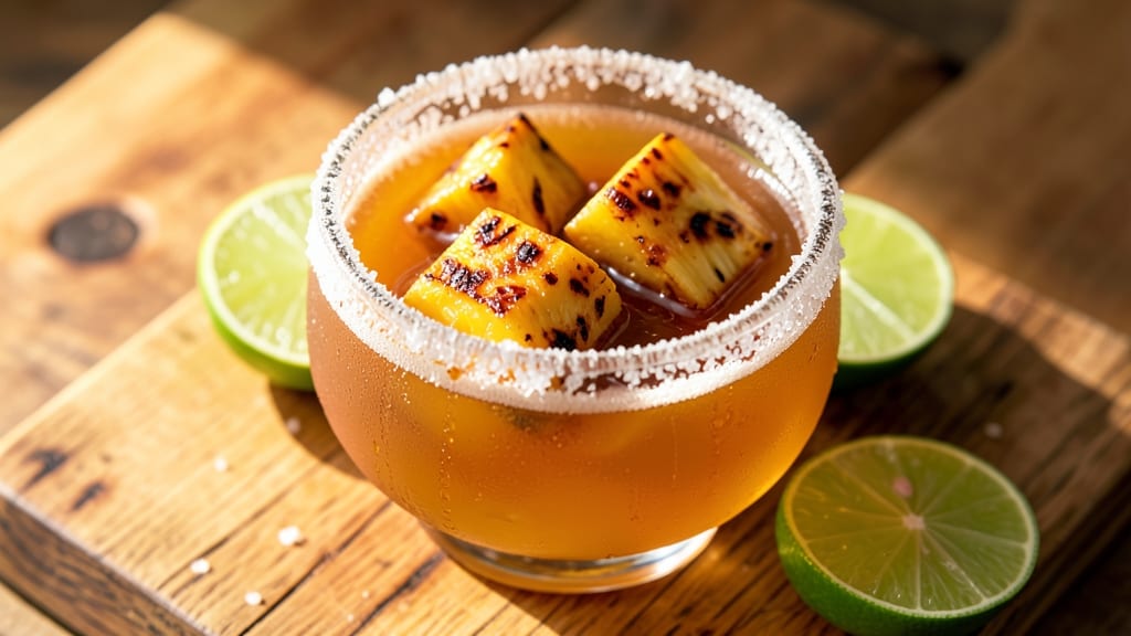 Roasted Pineapple Margarita Recipe: Tropical Heat in Every Sip