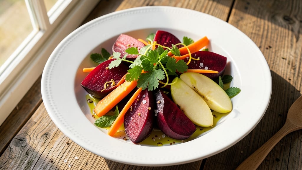 Beetroot, Carrot, and Apple Salad Recipe: Vibrant Rainbow Crunch Without a Single Dressing