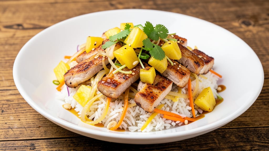 Pineapple Pork Fried Rice Recipe: Sweet-Tangy Umami Bomb in One Pan