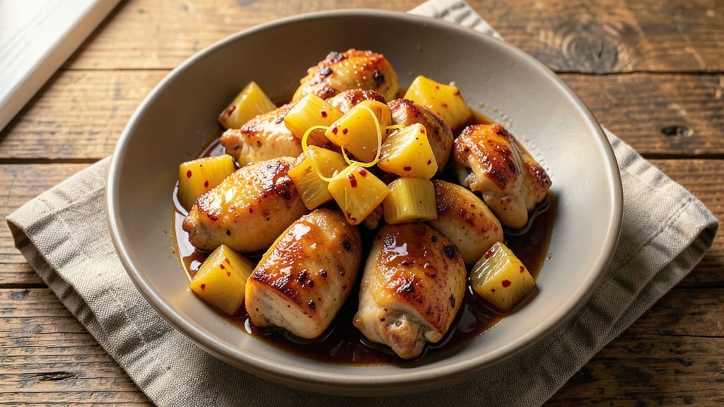 Chicken Pineapple Soy Sauce Crock Pot Recipe: Sweet-Savory Simmer That Caramelizes Edges