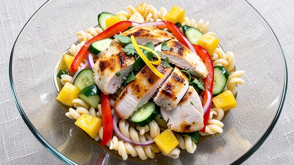 Chicken Pineapple Pasta Salad Recipe: Tropical Twist With Juicy Sweetness