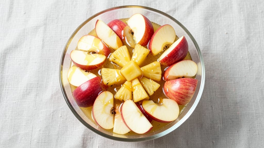 Apple Pineapple Salad Recipe: Tropical Crunch With Citrus Zing