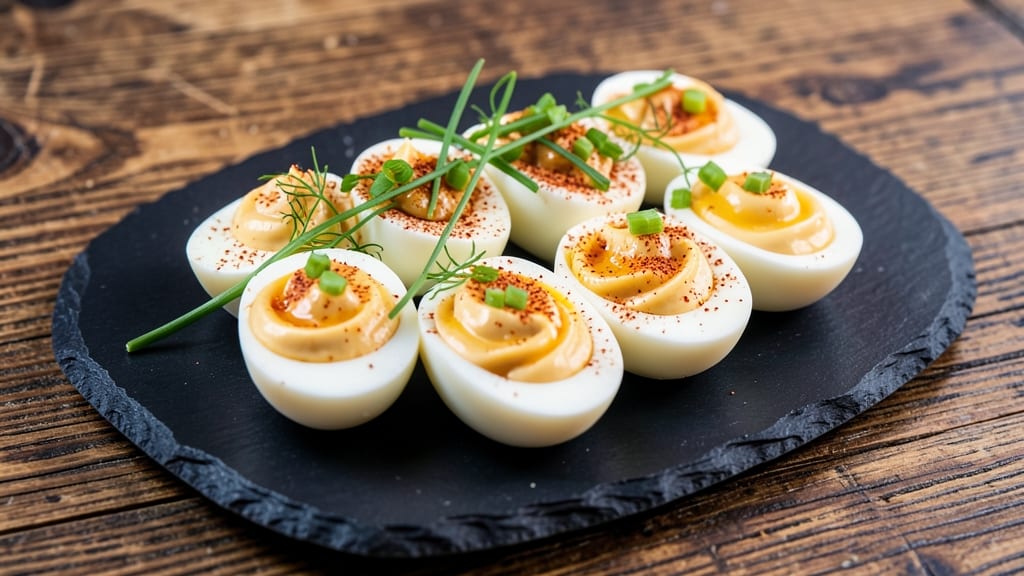 Deviled Eggs Recipe Without Apple Cider Vinegar: Zesty Mustard Twist for Crunchy Celery Bites