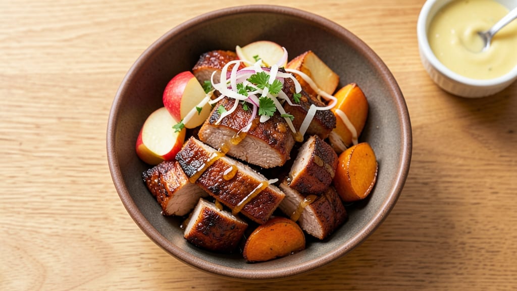 Pork Apple Sweet Potato Recipe: Spiced Roast with Caramelized Bites