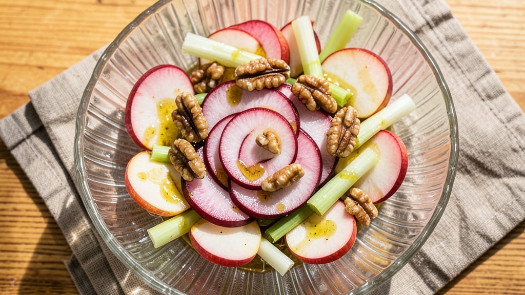 Apple Radish Salad Recipe: Crunchy Celery-Apple Balance With Zesty Lime Dressing