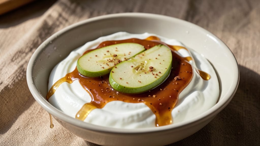 Apple Dip Recipe With Greek Yogurt: Warm Spiced Sweetness and Celery Pepper Crunch