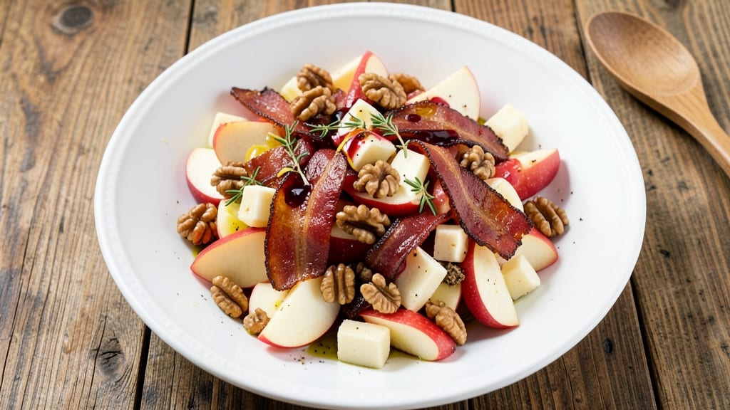 Paula Deen's Apple Salad Recipe: Southern-Style Crunch With Walnuts and Bacon