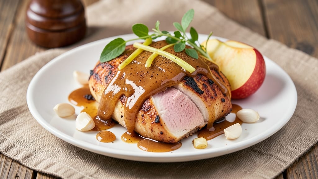 Apple Butter Chicken Breast Recipe: Slow-Braised Spice with Celery Crunch Fusion