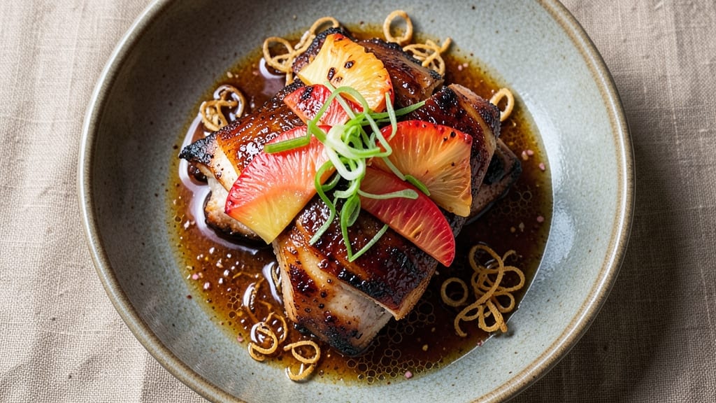 Pineapple Pork Shoulder Recipe: Caramelized Gloss Meets Juicy Crispy Bites