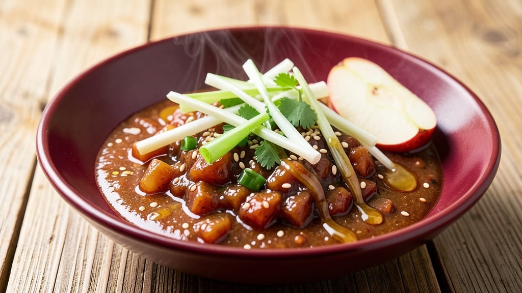 Apple Kimchi Sauce Recipe: Fermented Sweetness With Crisp Celery Crunch