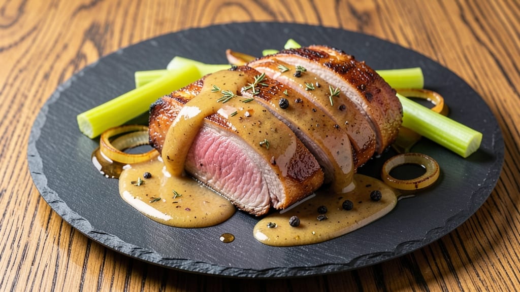 Pork Tenderloin Apple Sauce Recipe: Caramelized Sweetness with Celery Pepper Crunch Twist