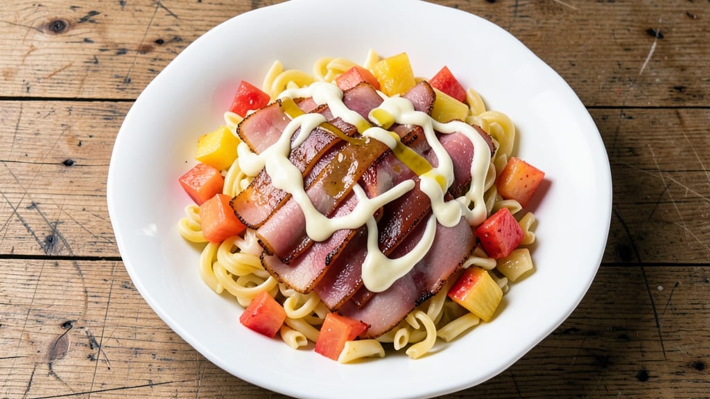 Ham and Pineapple Pasta Salad Recipe: Sweet-Tangy Crunch in 20 Minutes