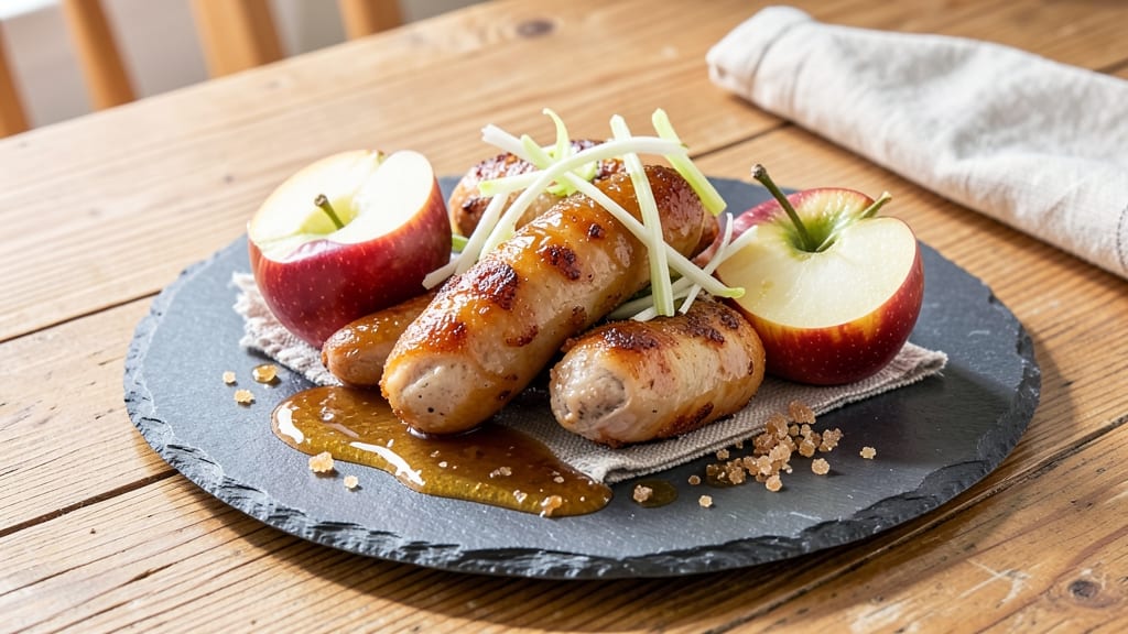 Sweet Apple Chicken Sausage Recipe: One-Pan Bake with Crisp Celery Bites