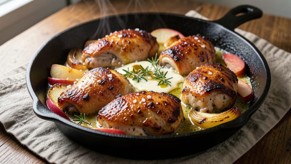 Apple Chicken Skillet Recipe: Juicy Chicken and Caramelized Apples in One Pan
