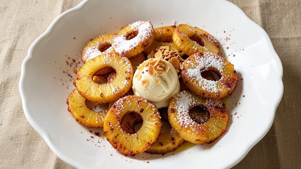 Fried Pineapple Rings Recipe: Golden Caramelized Crunch With Cinnamon Kick