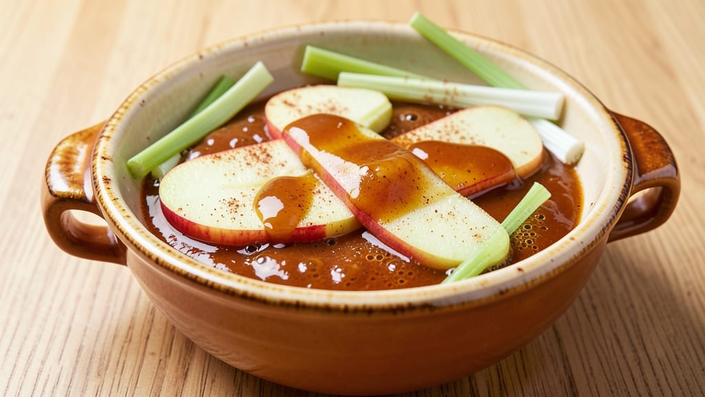Crockpot Caramel Apple Dip Recipe: Celery-Pepper Crunch Meets Warm Spiced Sweetness