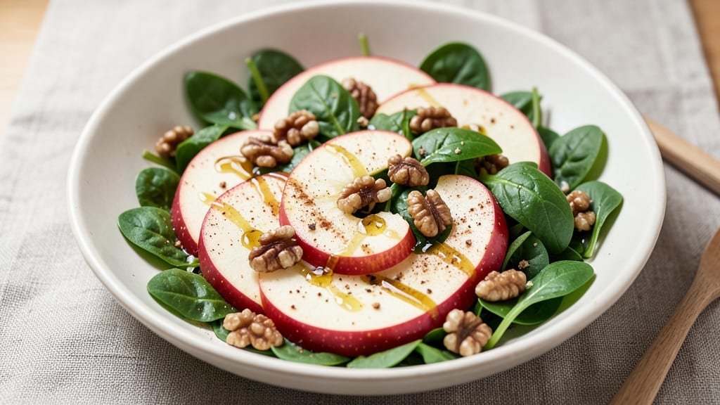 Red Apple Salad Recipe: Warm Cinnamon-Caramelized Crunch