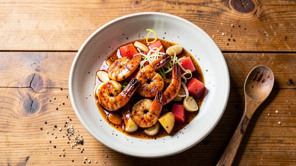 Chinese Pineapple Shrimp Recipe: Sweet-Tangy Glaze That Caramelizes Edges