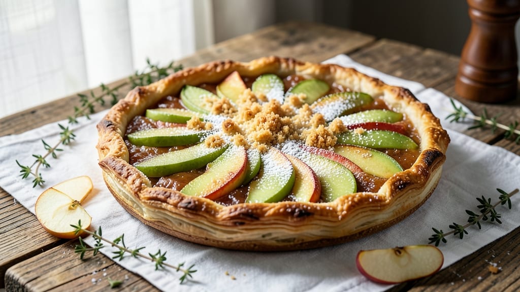 French Style Apple Tart Recipe: Buttery Crust and Caramelized Fruit Topping