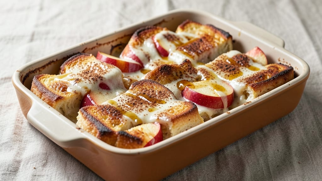 Apple French Toast Bake Recipe: Cinnamon-Spiced Strata With Caramelized Apple Topping