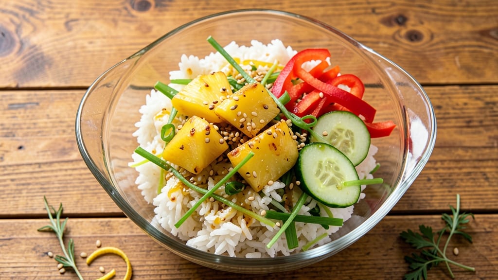 Pineapple Fried Rice Salad Recipe: Tropical Crunch Meets Savory Rice Bites