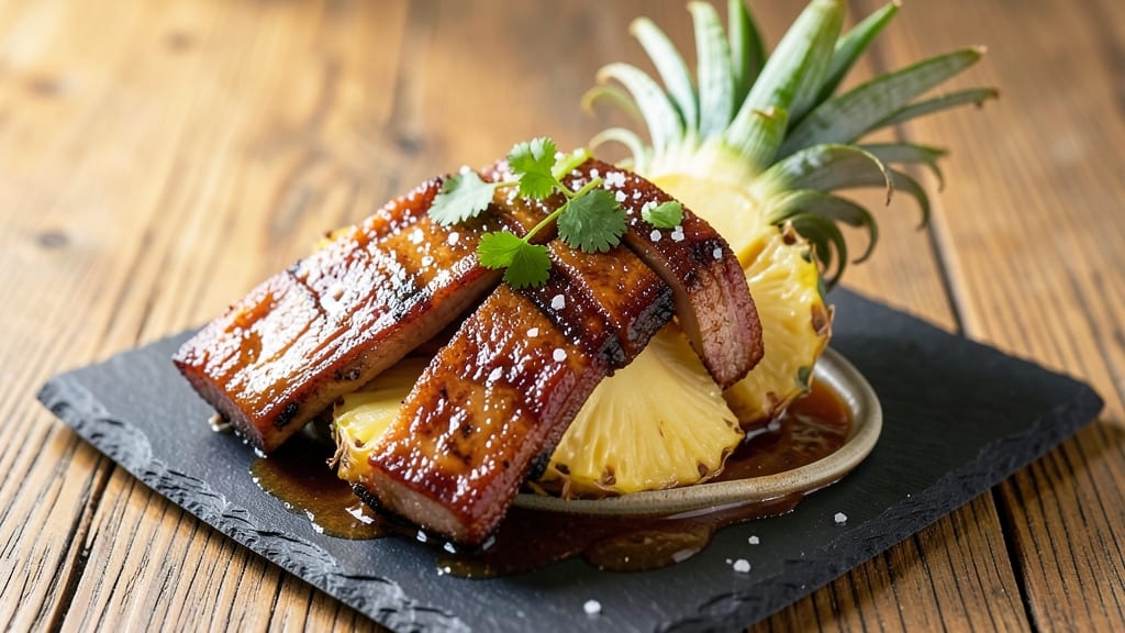 Pork Ribs Wrapped Around Pineapple Recipe: Oven-Baked Sweet and Smoky Fusion Bites