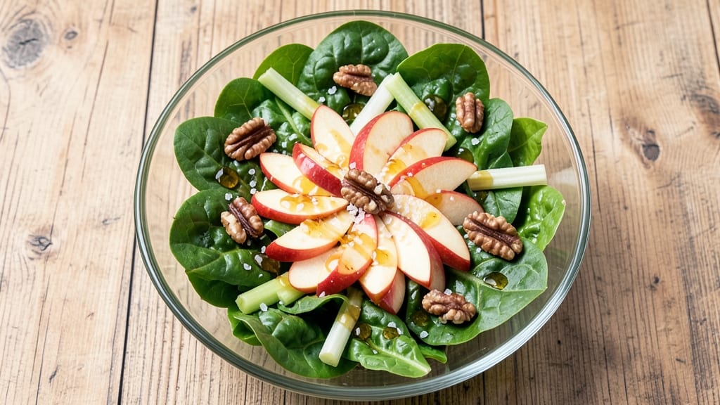 Apple Romaine Salad Recipe: Crisp Celery and Sweet Apple Crunch Harmony