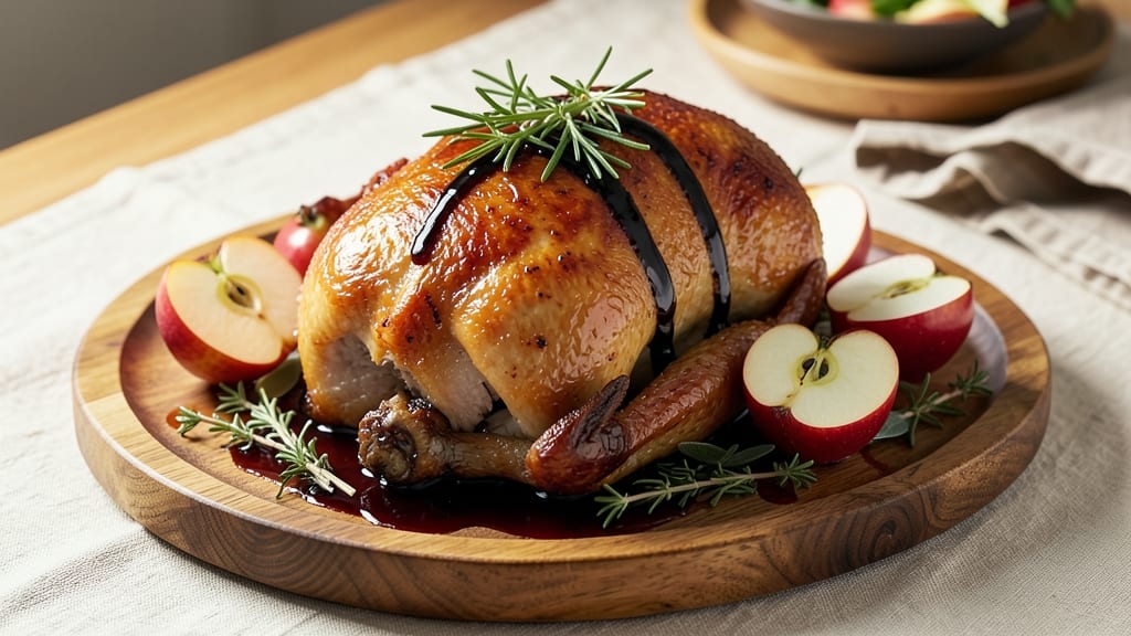Apple Tea Turkey Recipe: Herb-Infused Roast With Celery-Pepper Crunch