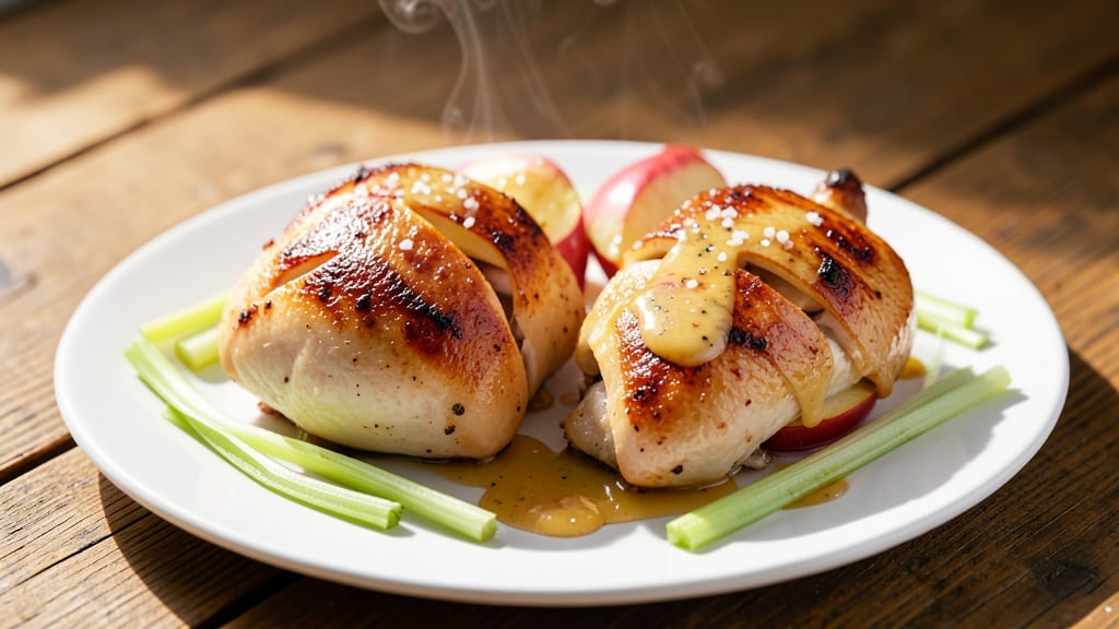 Apple Stuffed Chicken Recipe: Crispy Apple-Celery Bites in Every Bite