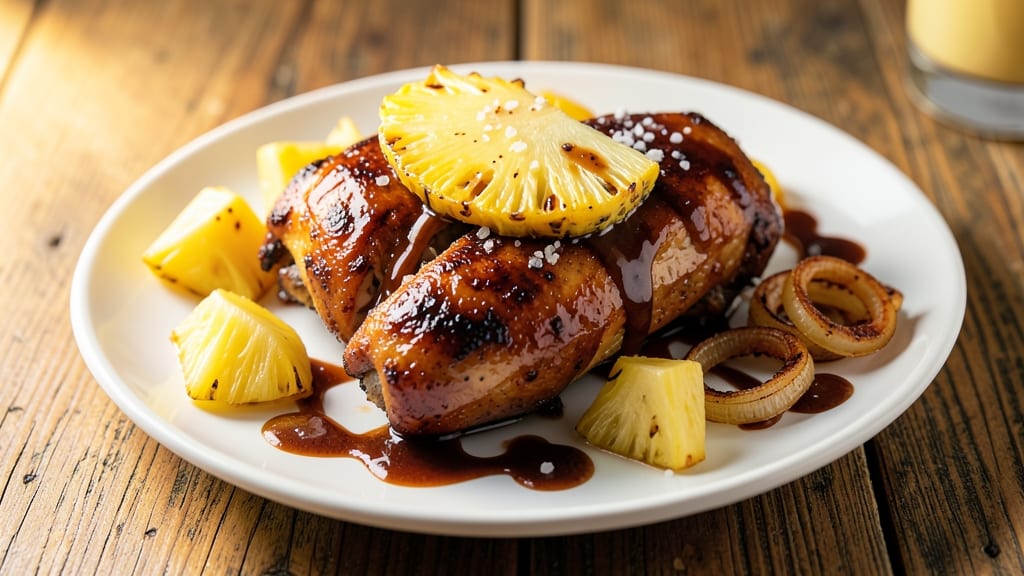 Baked BBQ Pineapple Chicken Recipe: Caramelized Glaze With Juicy, Sticky-Sweet Bites