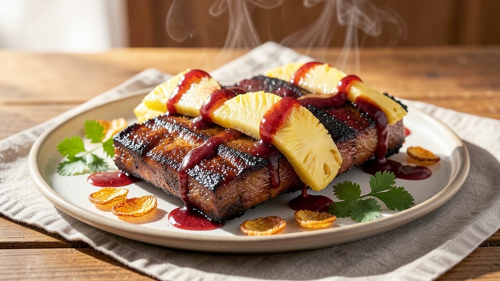Pork Ribs Wrapped Around Pineapple Recipe: Hawaiian-Inspired Fusion With Caramelized Sweetness