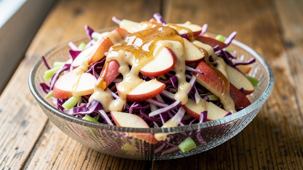 Sweet Apple Coleslaw Recipe: Crunchy Celery and Caramelized Apple Magic