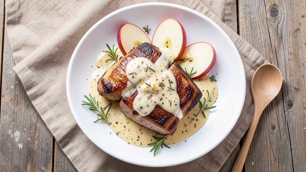 Pork Medallions With Apples Recipe: Sweet-Tart Pan Sauce in 25 Minutes